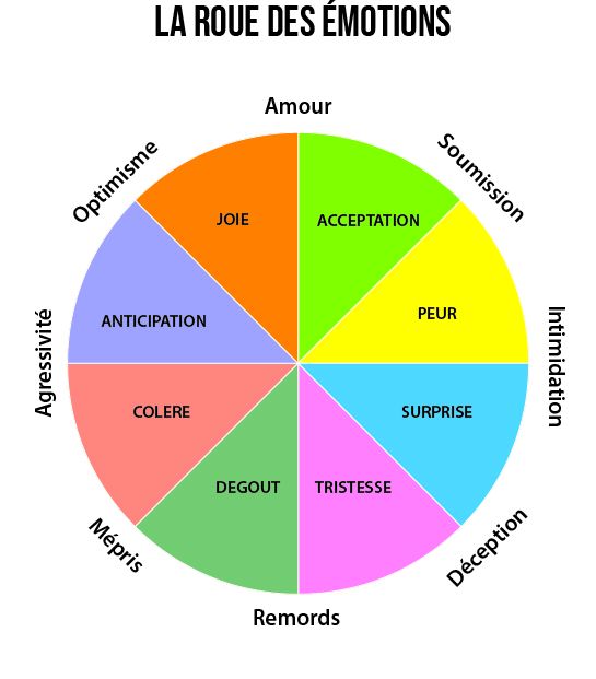 La roue des émotions